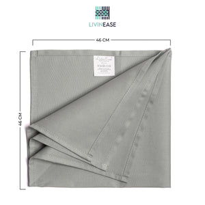 size grey cotton cloth napkins