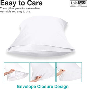best white pillow cases pair