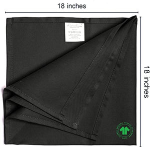 black cotton cloth napkins for sale
