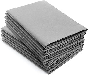 pack of grey cotton cloth napkins