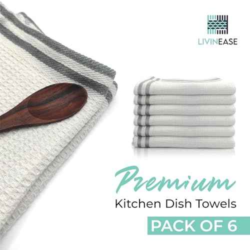 white-black dish towels pack of 6 for sale in uk