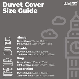 Guide charcoal duvet cover set 