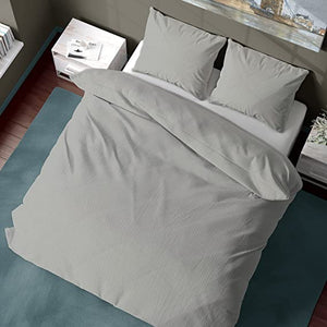 best grey stripe duvet cover