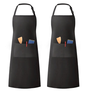 black adjustable bib aprons for sale