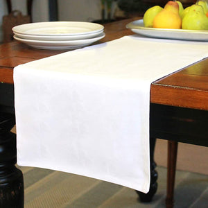 best white table runner