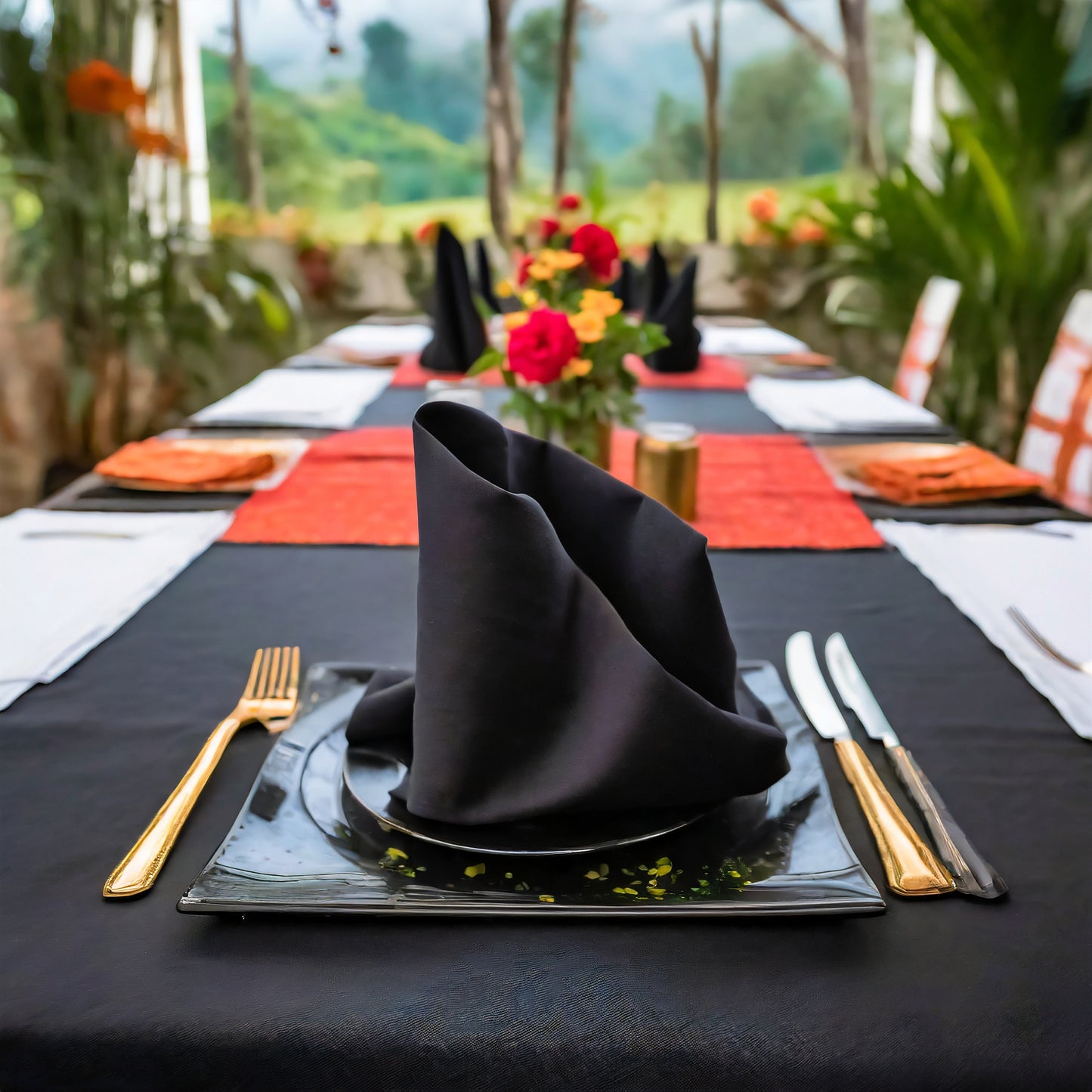 Black Cloth Napkins