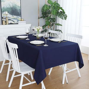 navy table cover