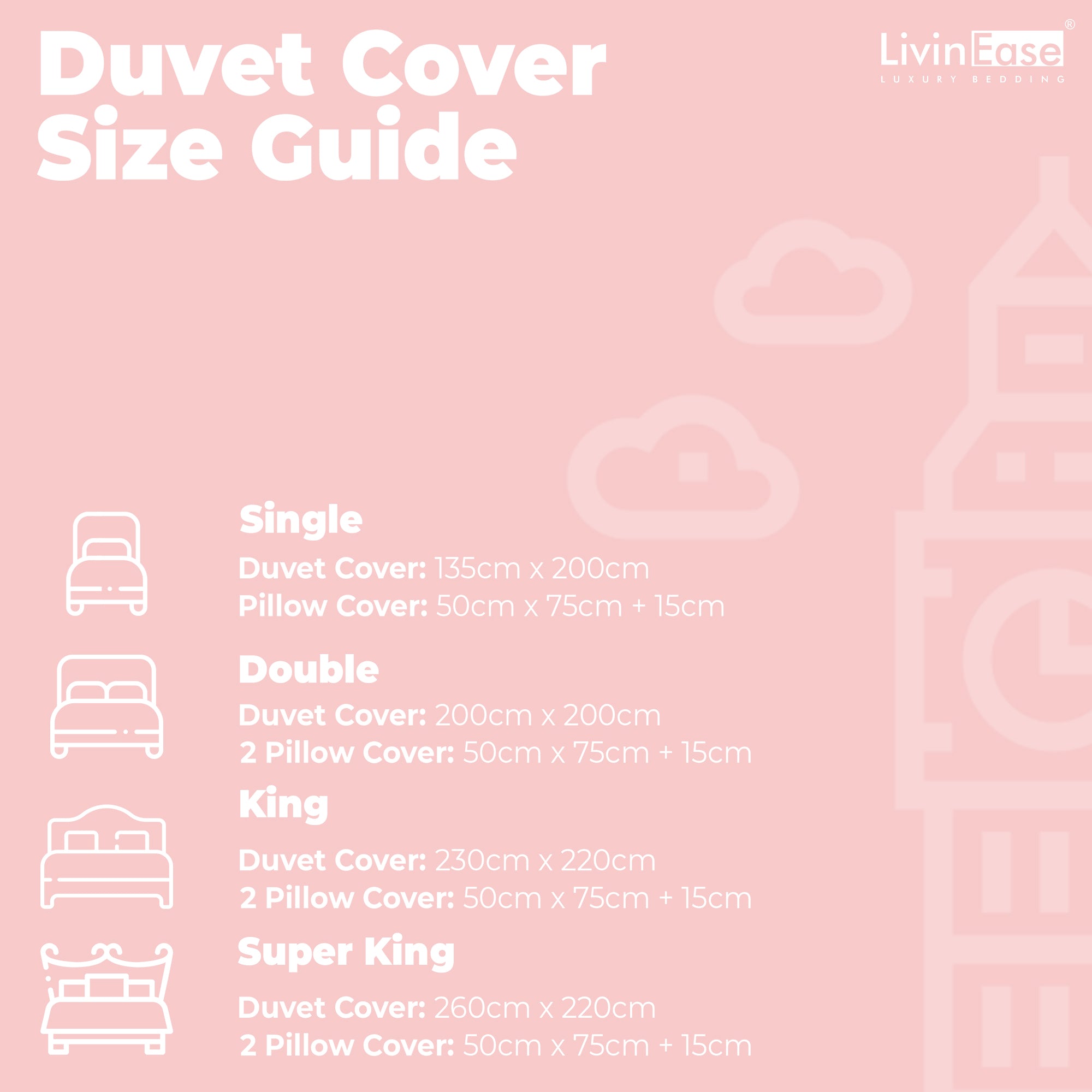 size guide duvet cover set