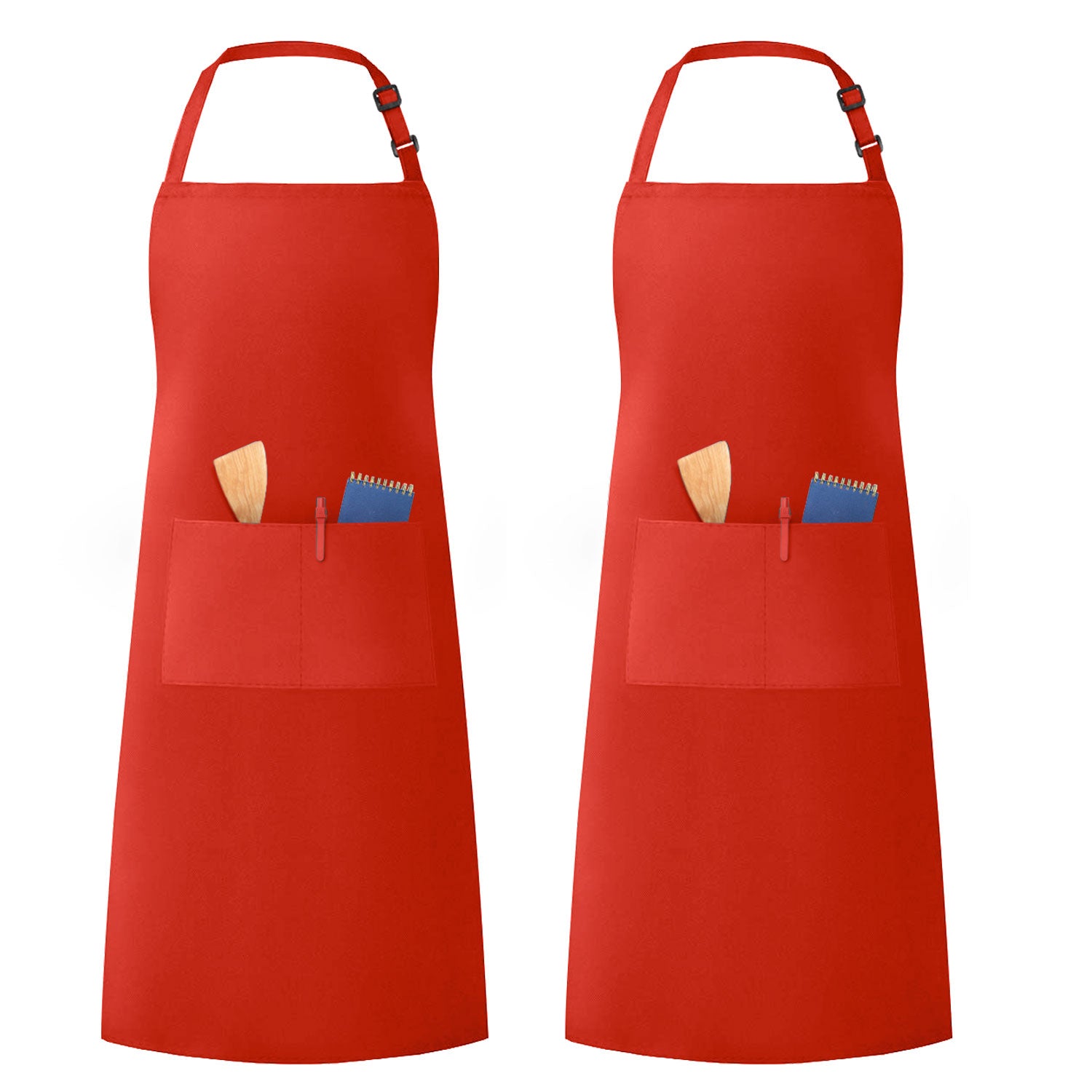 buy Red Adjustable Bib Aprons