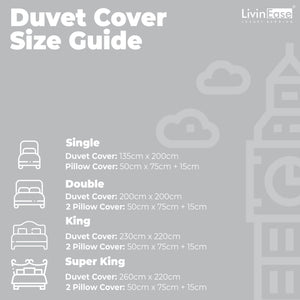 size guide duvet cover set