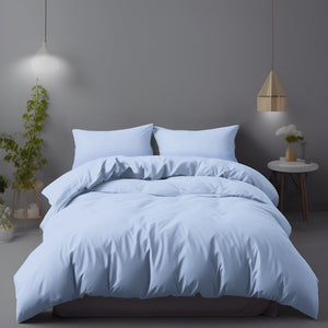 spa blue duvet cover set for sale