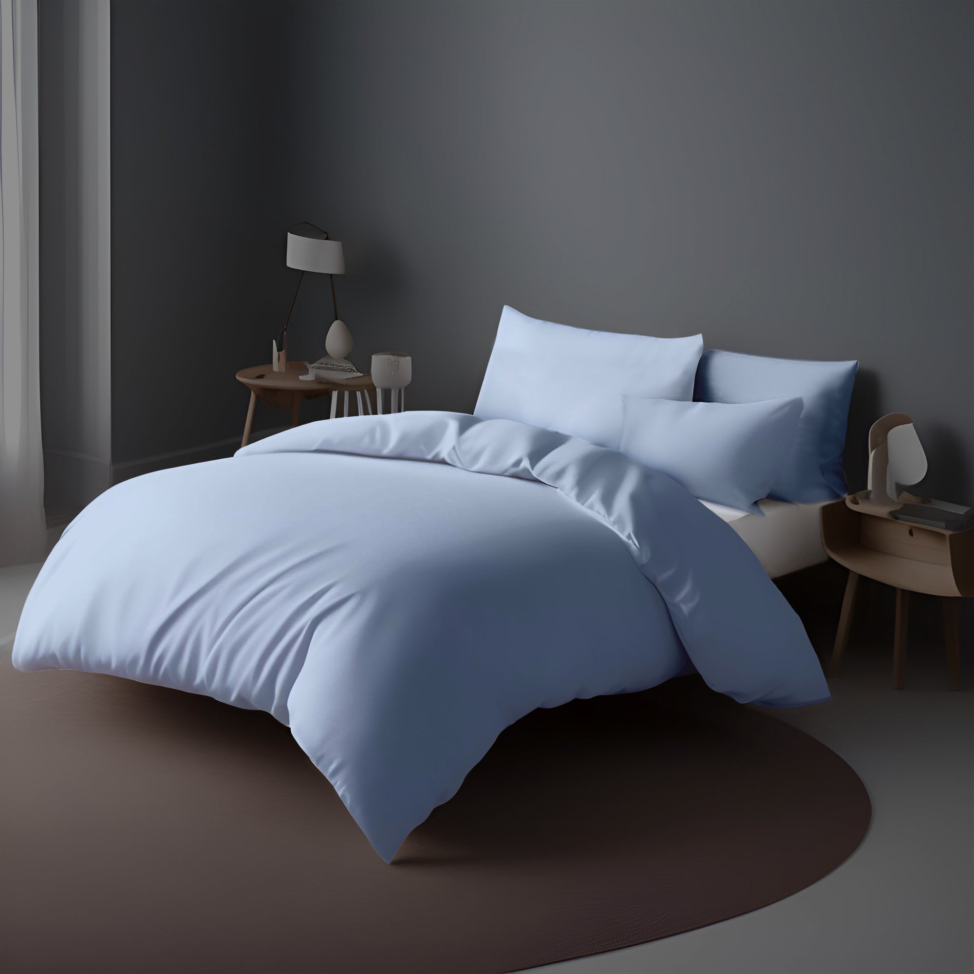 buy spa blue duvet cover set