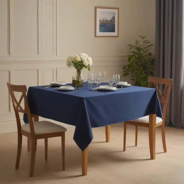 buy navy table cover