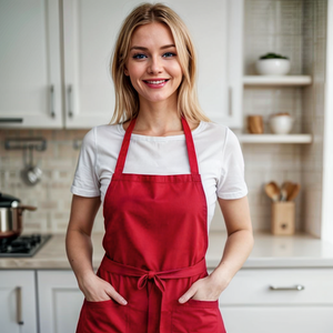 Red Adjustable Bib Aprons for sale