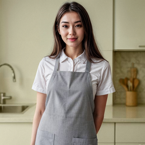 grey adjustable bib aprons for sale